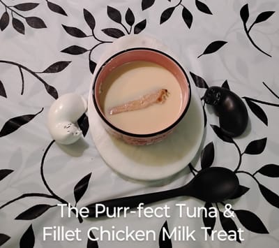 The Purr-fect Tuna Fillet & Chicken Milk Treat