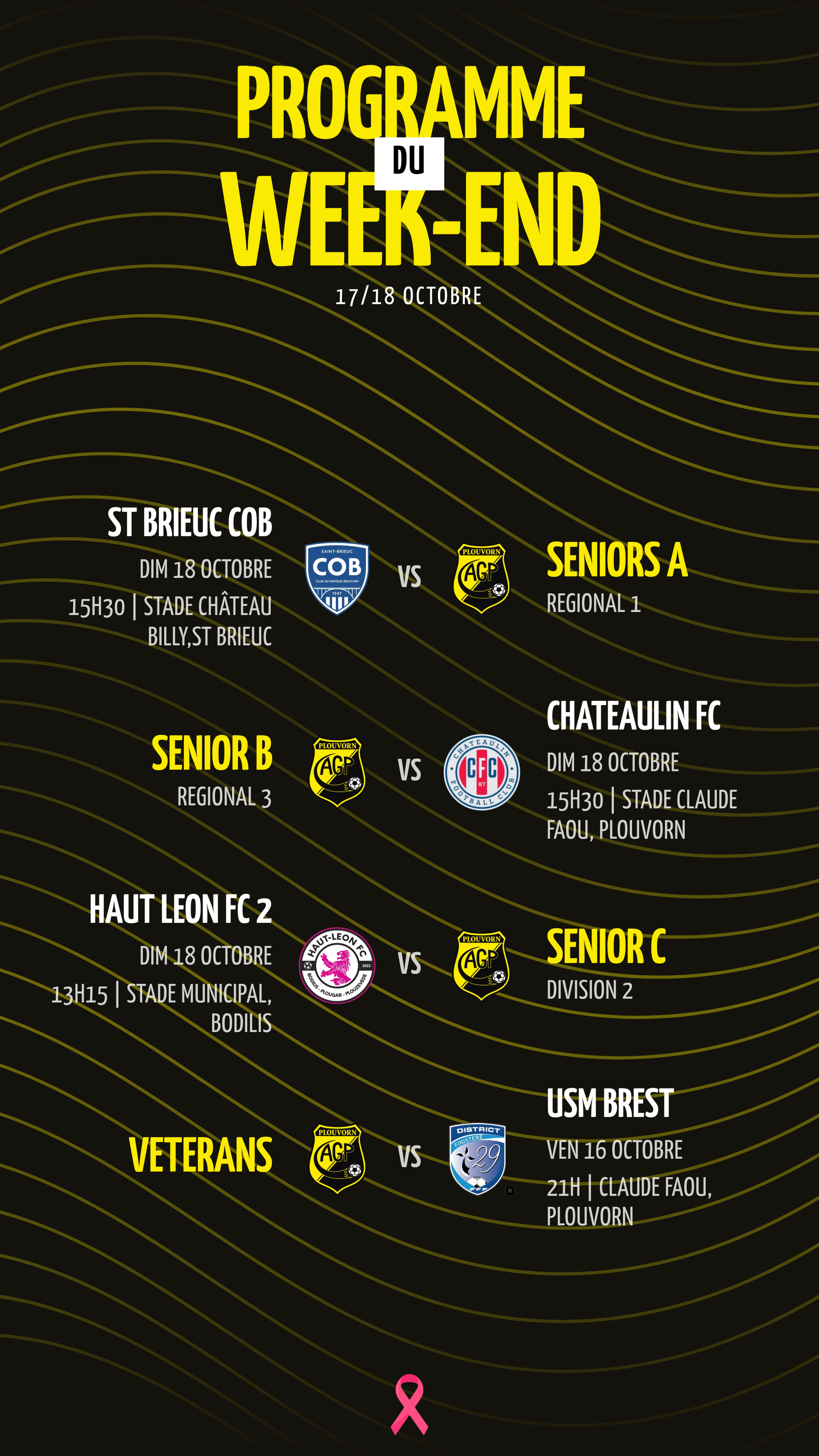 programme du week-end