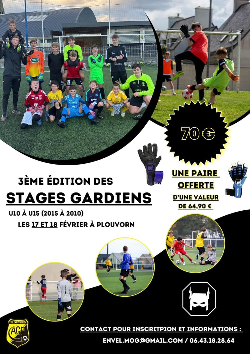 La troisième édition des stages gardiens