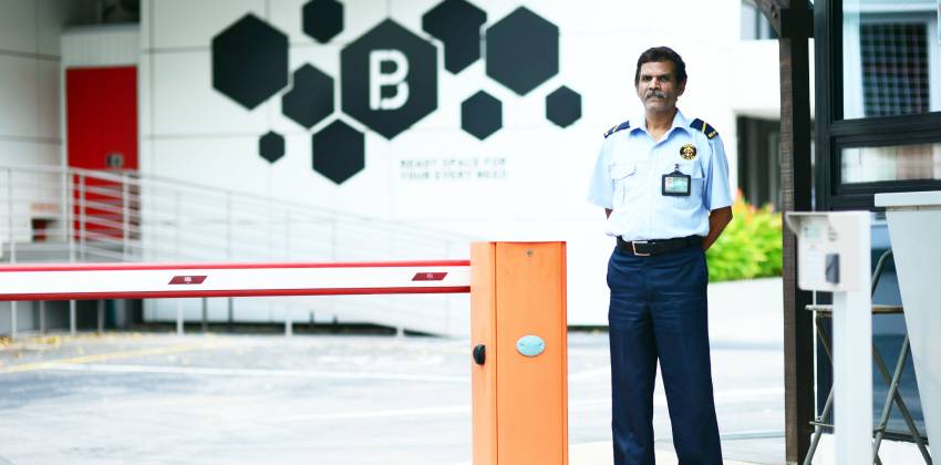 On-site Security Guard at BOXPARK