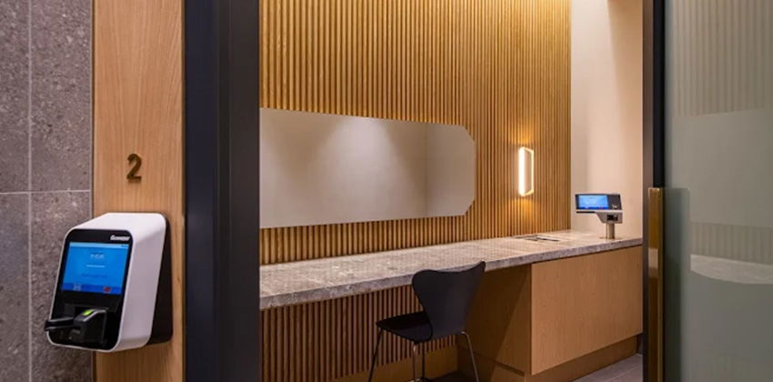 Interior view of STARVAULT automated safe deposit facility in Singapore