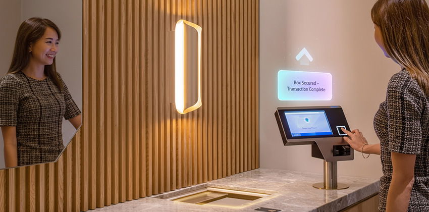 Your safe depoxit box being secured and safe