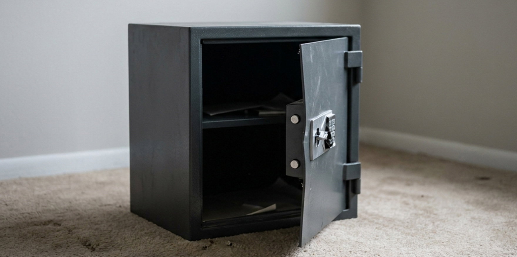 Residential home safe illustrating the limitations of home storage for expats in Singapore