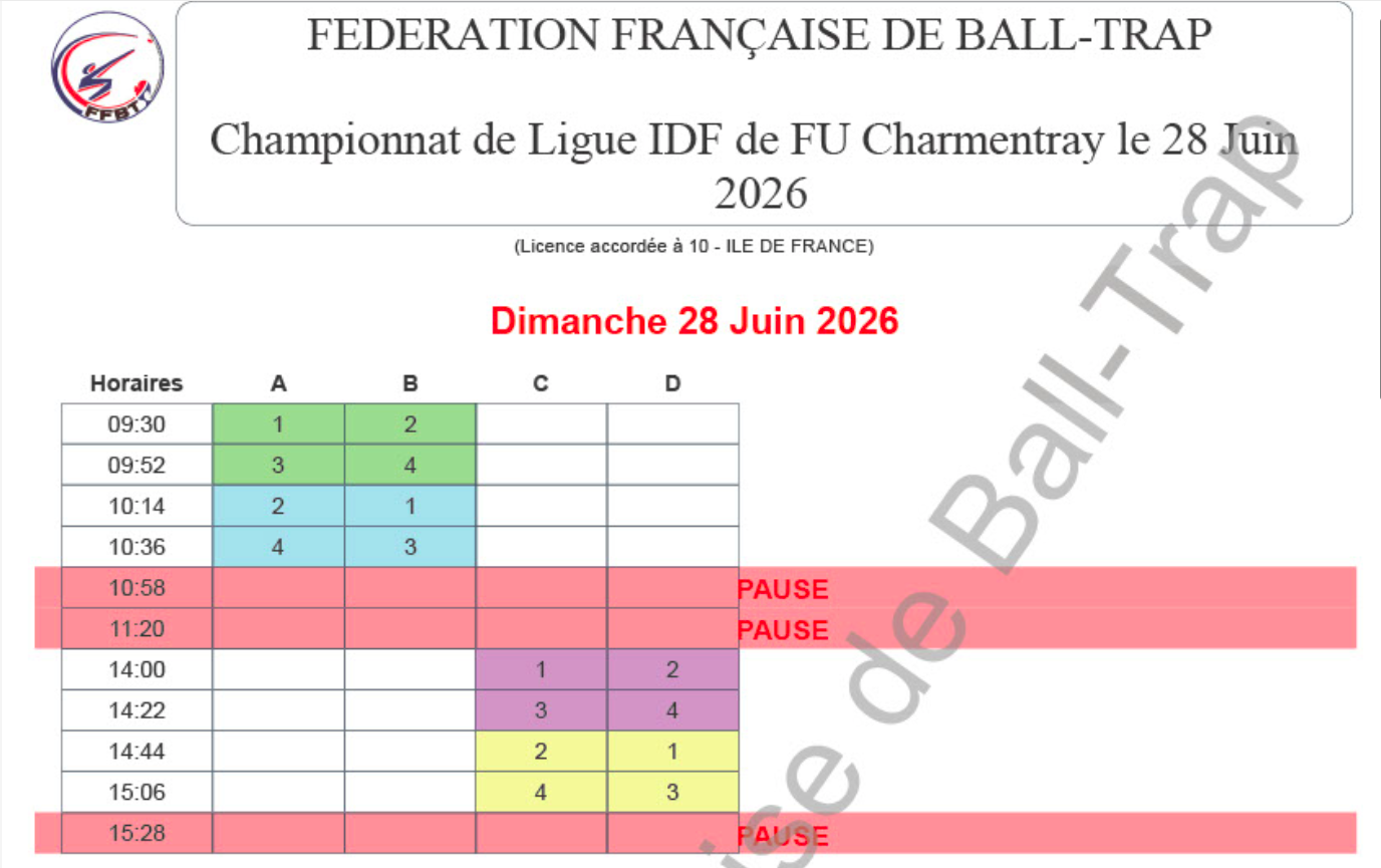 CHAMPIONNAT DE LIGUE FU - CHARMENTRAY
