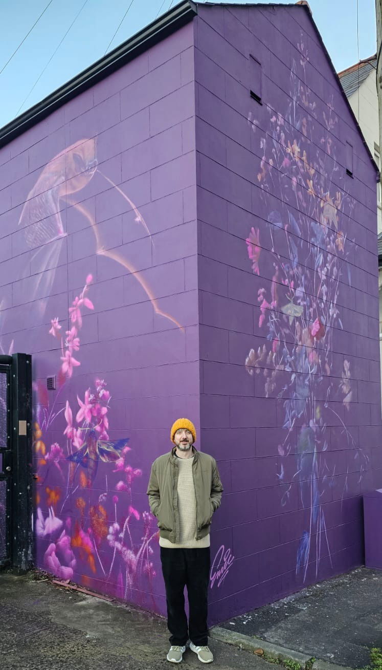 Mural view from the Waterworks park