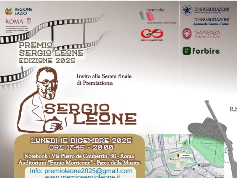 PREMIO SERGIO LEONE - Città di Roma: "C'era una volta a Roma" è finalista.