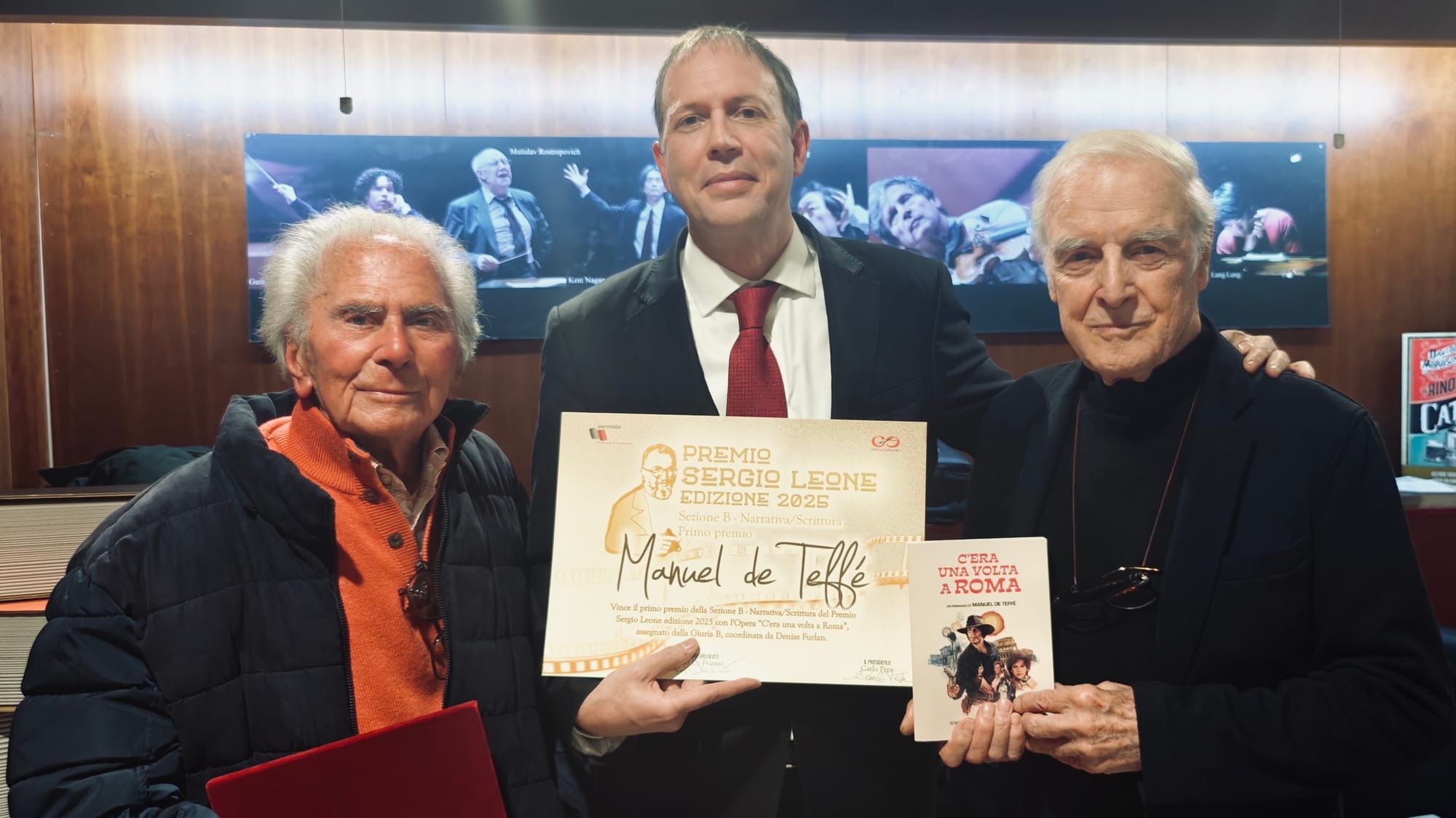 Premio Sergio Leone 2025: due riconoscimenti a “C'era una volta a Roma”, romanzo d'esordio di Manuel de Teffé
