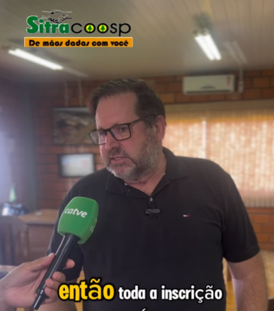 Presidente do Sitracoosp atende imprensa