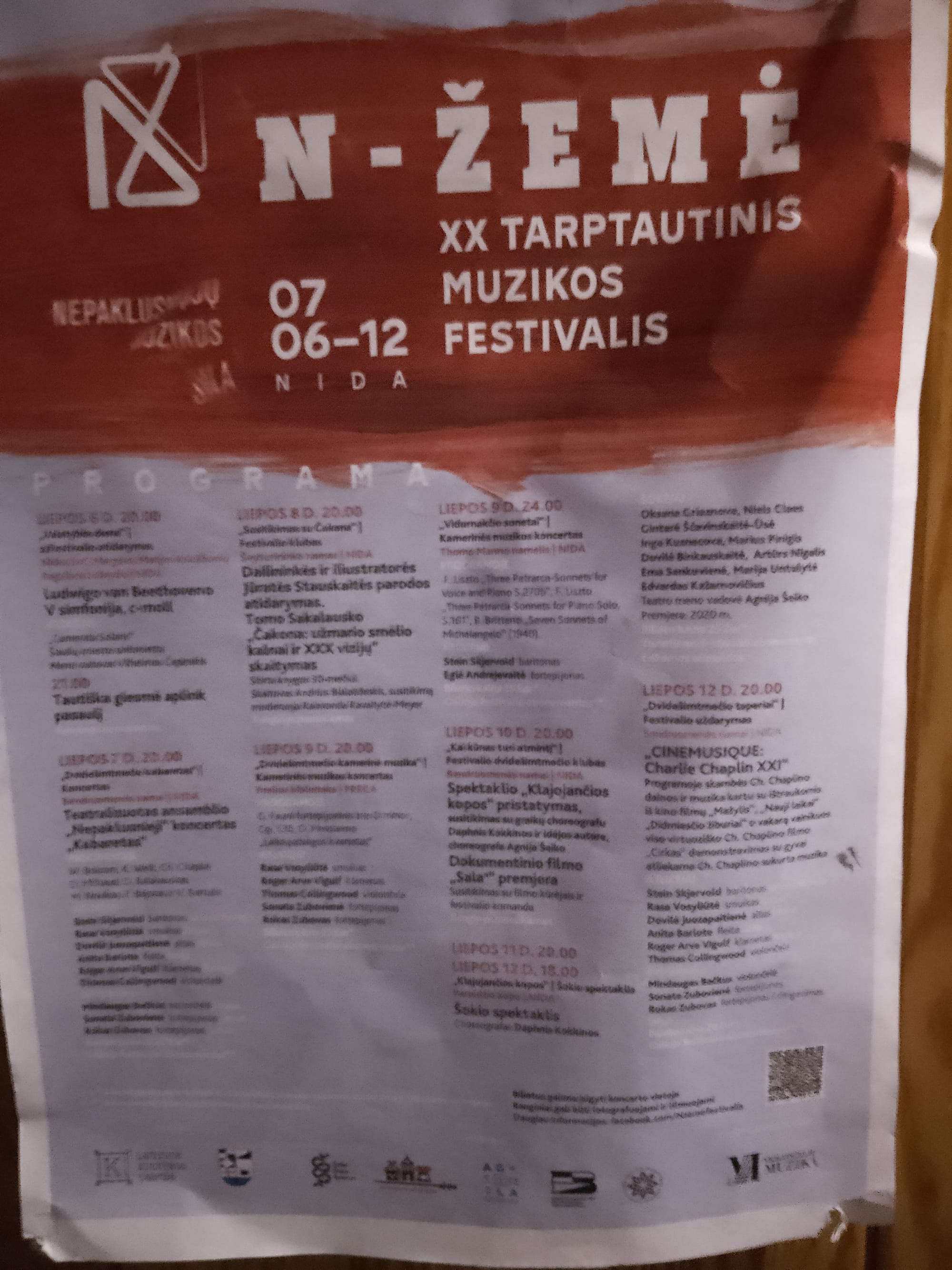 N`Zeme festival poster