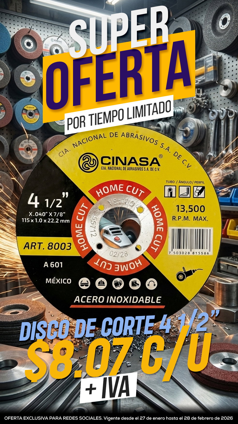 Cortes limpios, seguros y al mejor precio del mercado. 💎⚙️