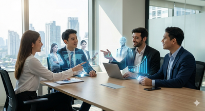 הצוות ההיברידי: איך מנהלים מחלקה שבה חצי מהעובדים הם סוכני AI?