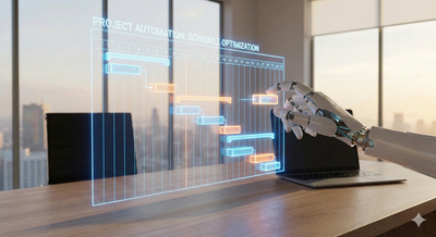 ניהול פרויקטים על טייס אוטומטי: איך ה-AI מעדכן את הגאנט לבד וחוסך לכם ישיבות סטטוס