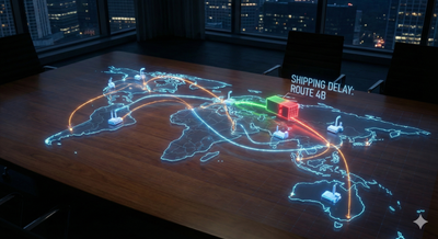 שרשרת האספקה שמרפאת את עצמה: איך ה-AI מונע את המשבר הבא בנמל?