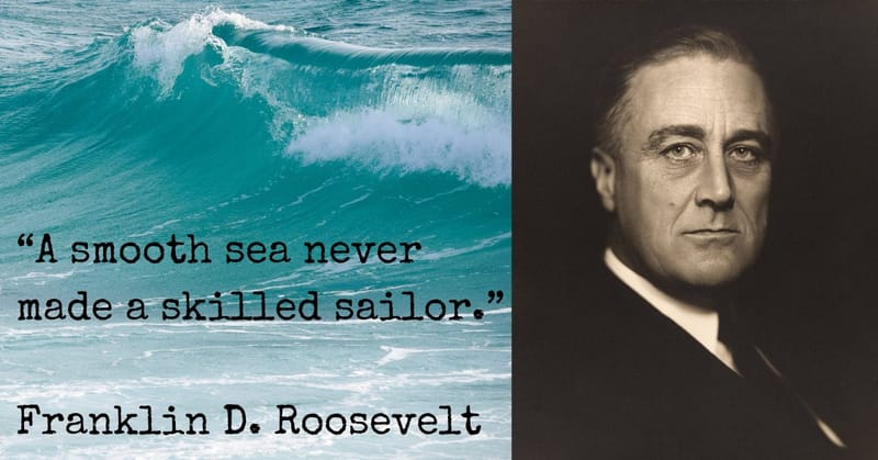 Ett liv utan motgångar är inget bra liv