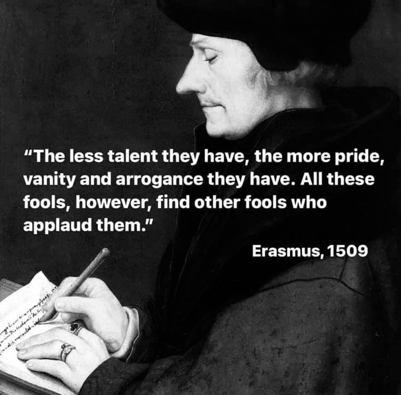 Arroganta idioter och deras följarskaror