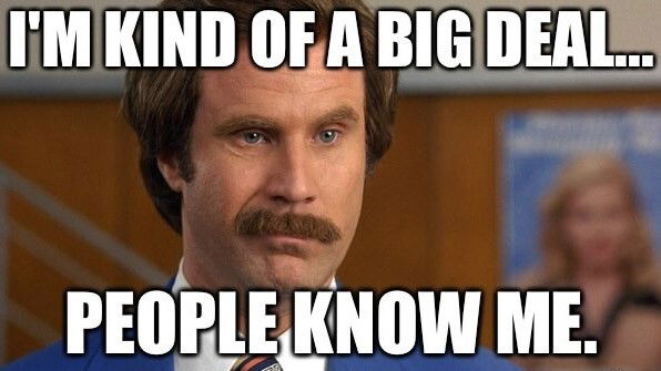 Fel människor som har självförtroende