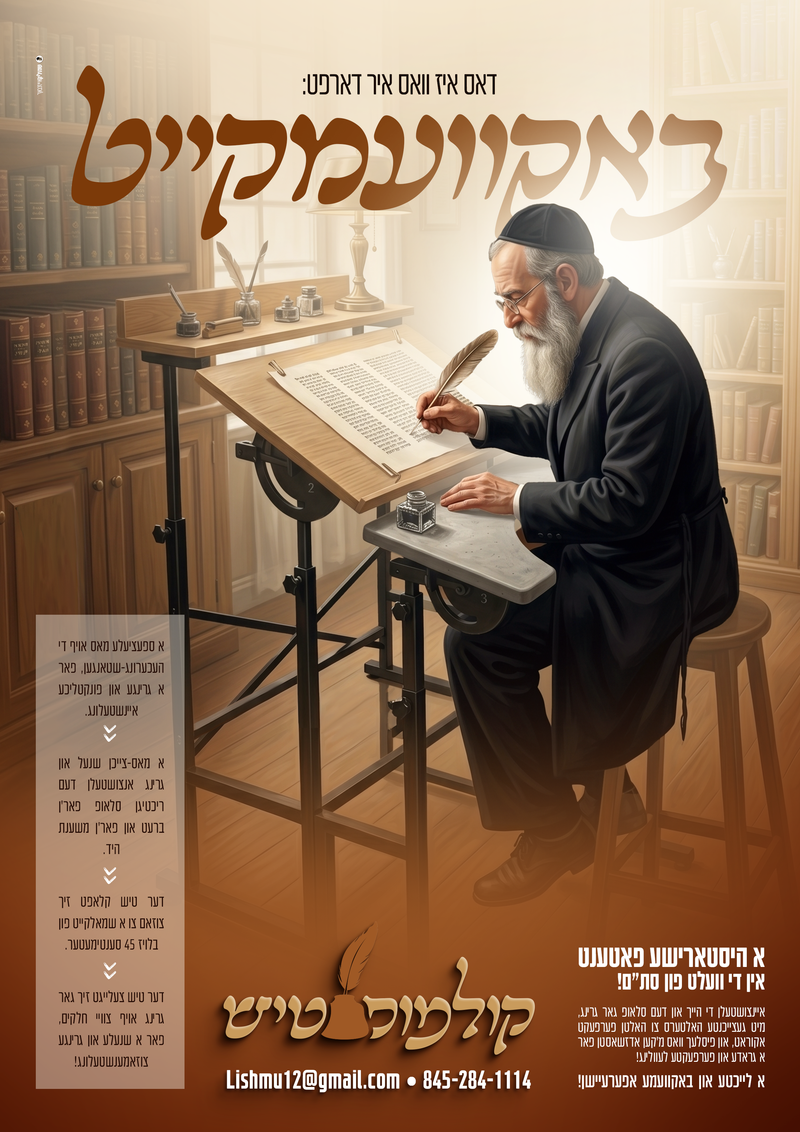 קולמוסטיש - שולחן סת"ם