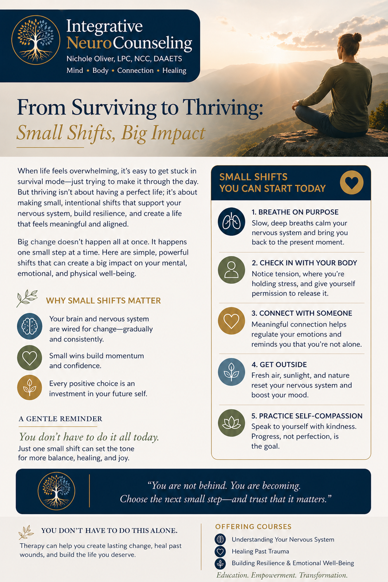 From Surviving to Thriving: Small Shifts, Big Impact