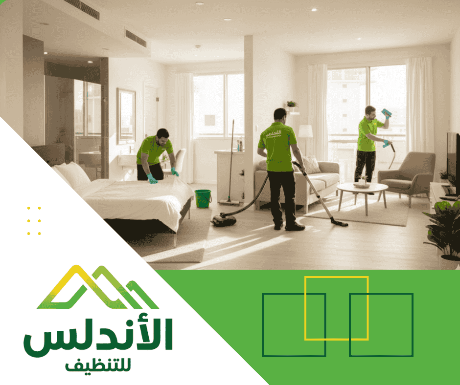 تنظيف غرف كبيرة وصغيرة مع شركة الأندلس