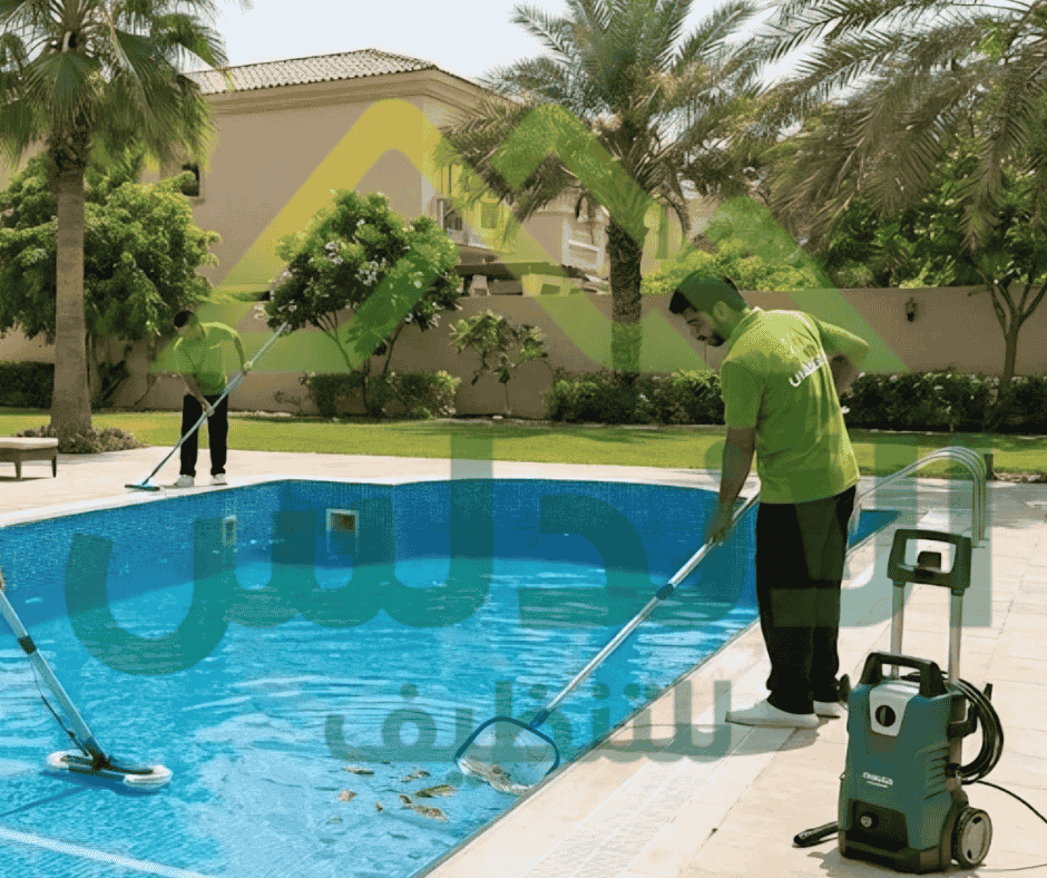 تنظيف المسابح وإزالة الأوساخ بجازان