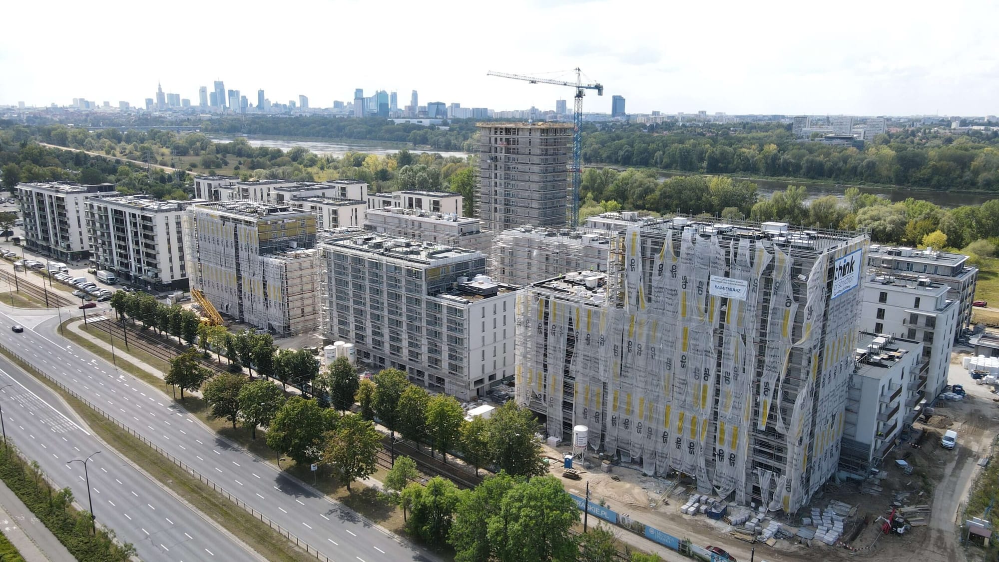 דירות 40/50/60/70 מ"ר בפרויקט פאר ב Bulwary Praskie