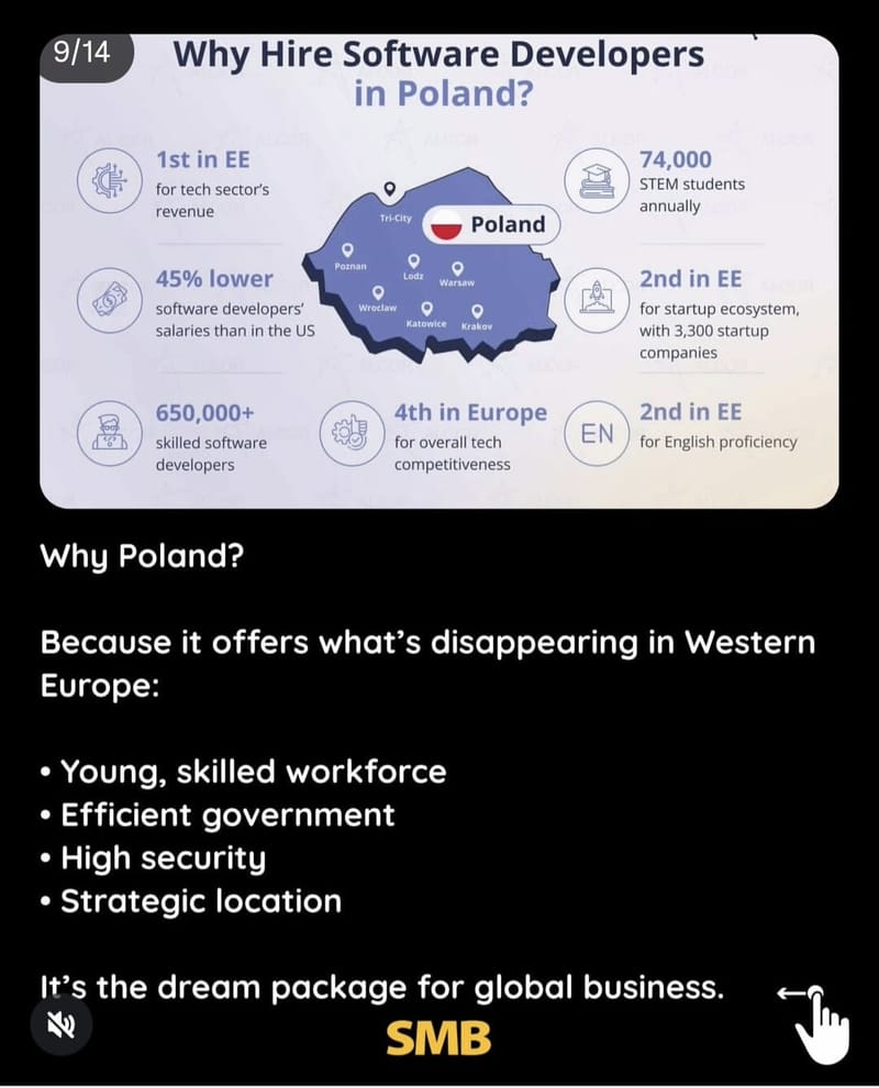 למה לשכור מפתחי תוכנה בפולין?