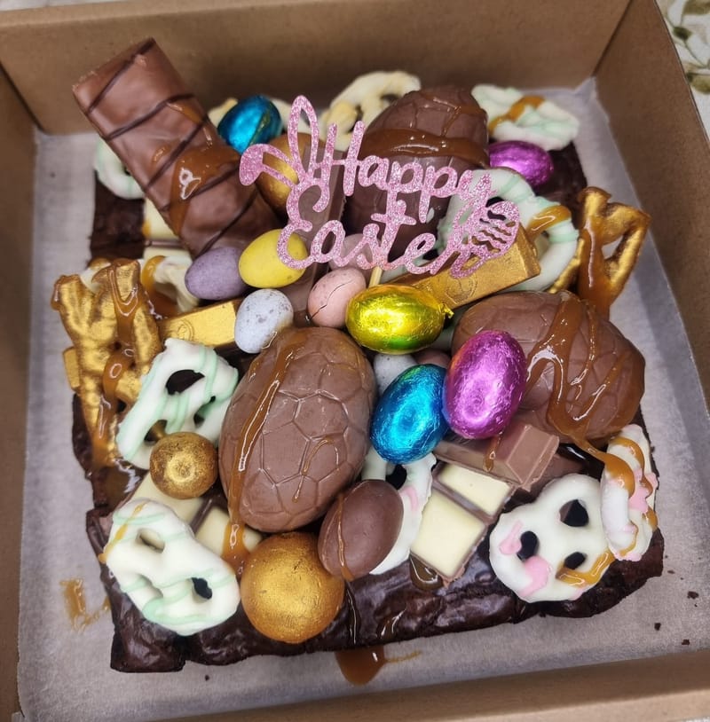 Easter Loaded Brownie
