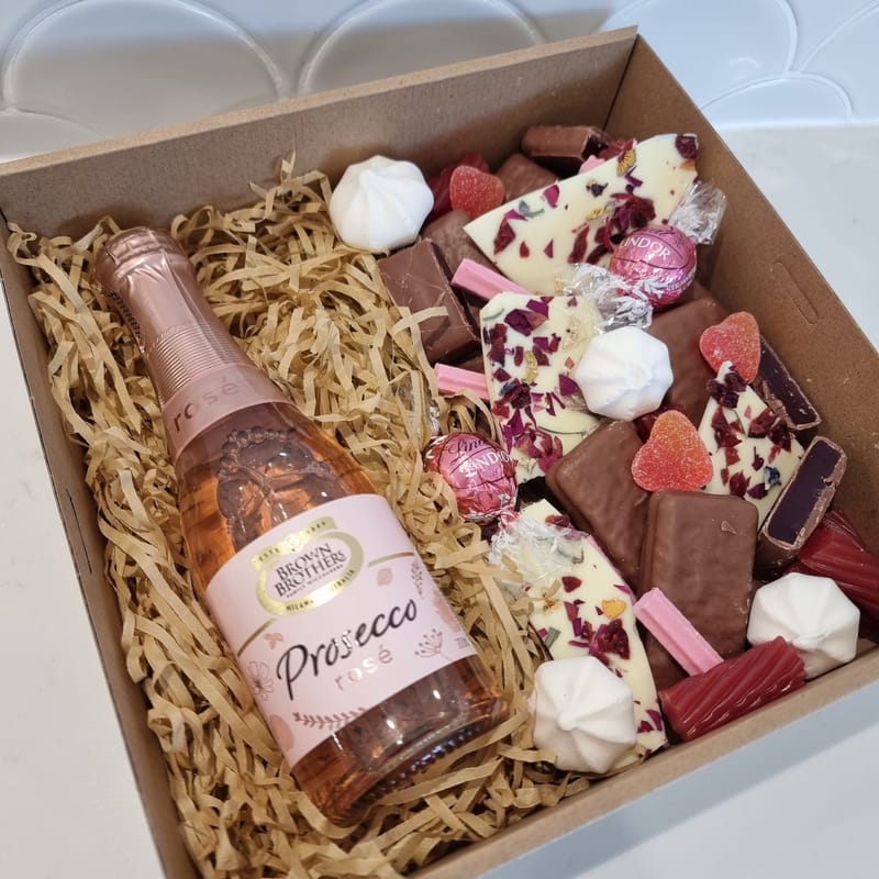 Pink Prosecco Dessert Box
