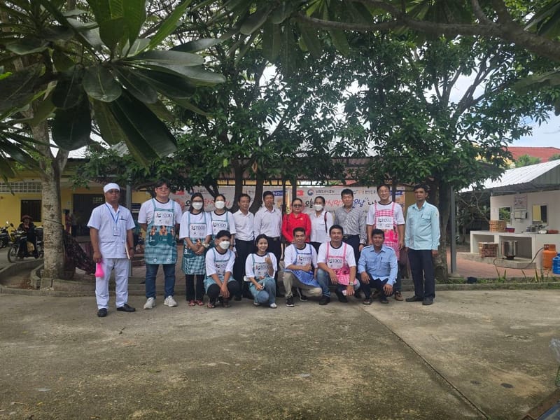Medical Volunteer Service in Takeo Province