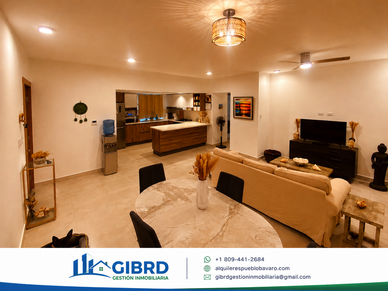 Apartamento en Alquiler | 2 Habitación| CAP CANA