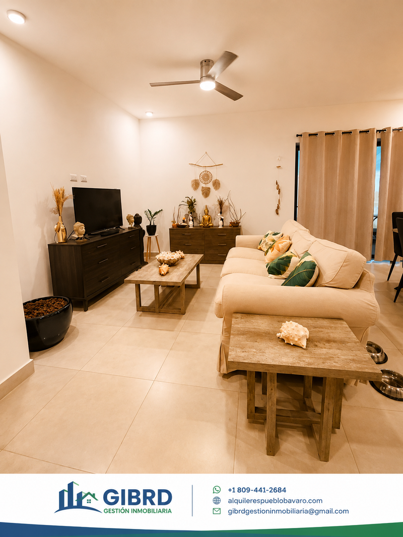 Apartamento en Alquiler | 2 Habitación| CAP CANA