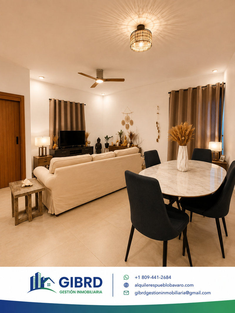 Apartamento en Alquiler | 2 Habitación| CAP CANA