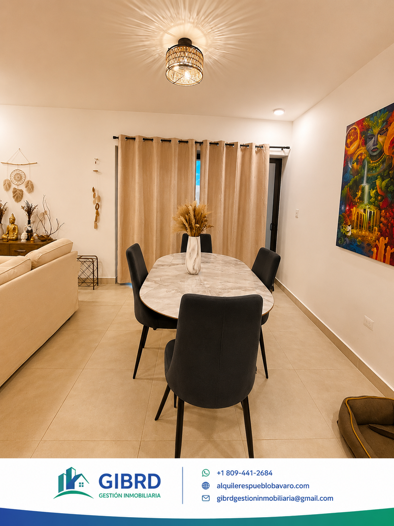 Apartamento en Alquiler | 2 Habitación| CAP CANA
