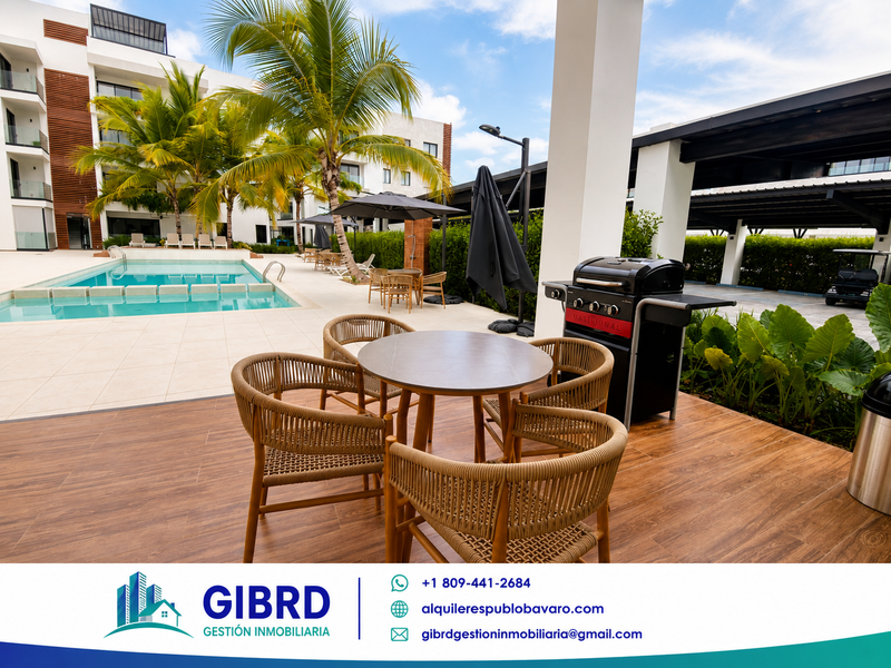 Apartamento en Alquiler | 2 Habitación| CAP CANA