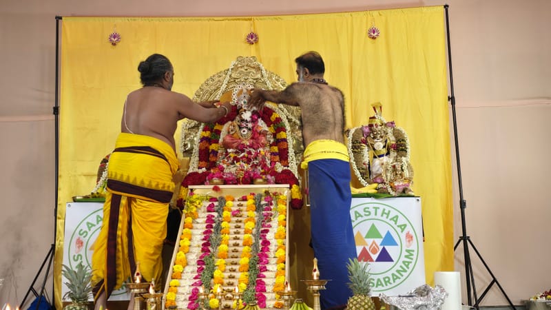 Saasthaa's First Vishu Mahotsavam