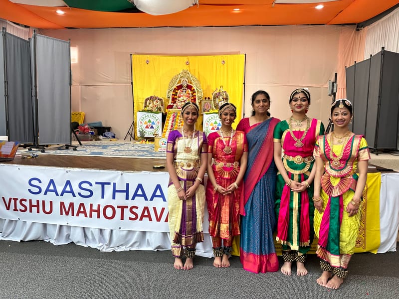 Saasthaa's First Vishu Mahotsavam