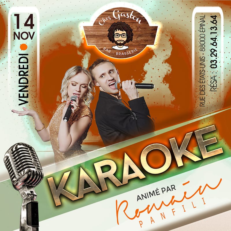 KARAOKE CHEZ GASTON EPINAL