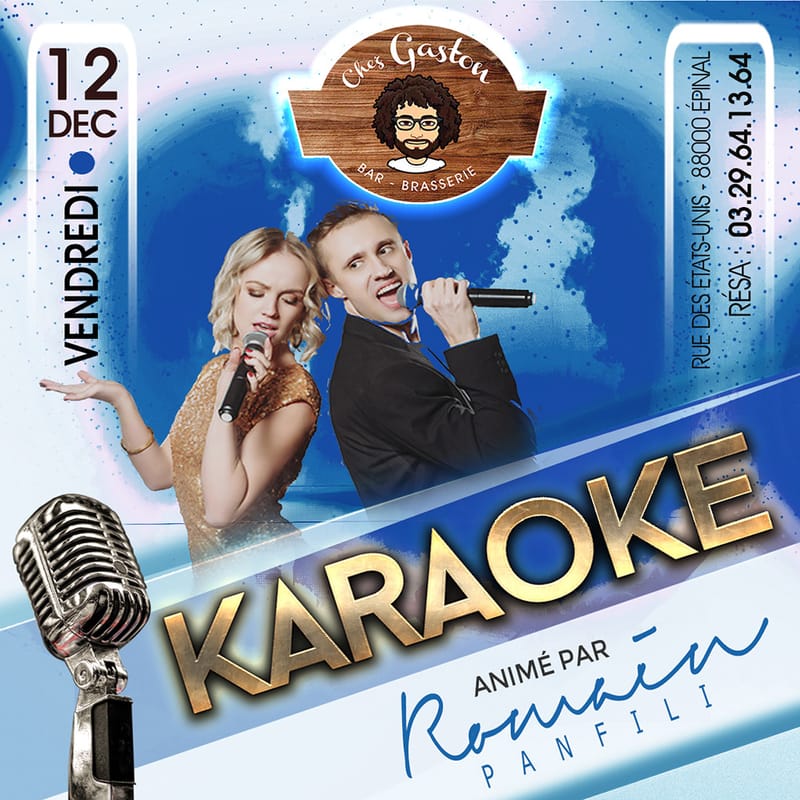 KARAOKE CHEZ GASTON EPINAL