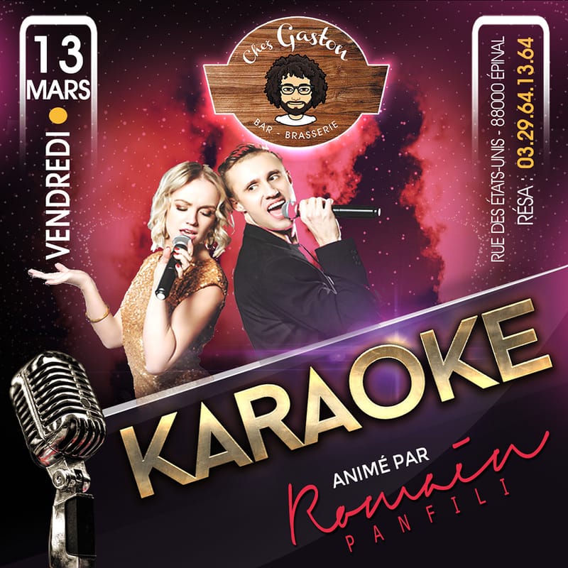 KARAOKE CHEZ GASTON EPINAL