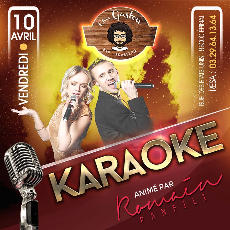 KARAOKE CHEZ GASTON EPINAL