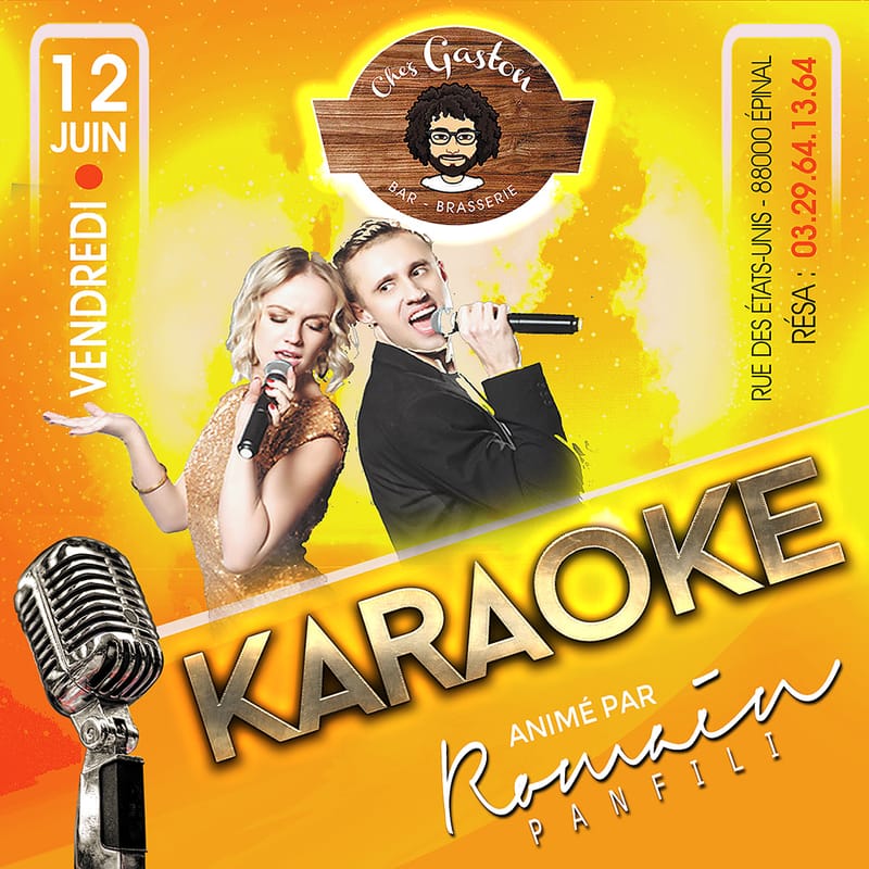 KARAOKE CHEZ GASTON EPINAL
