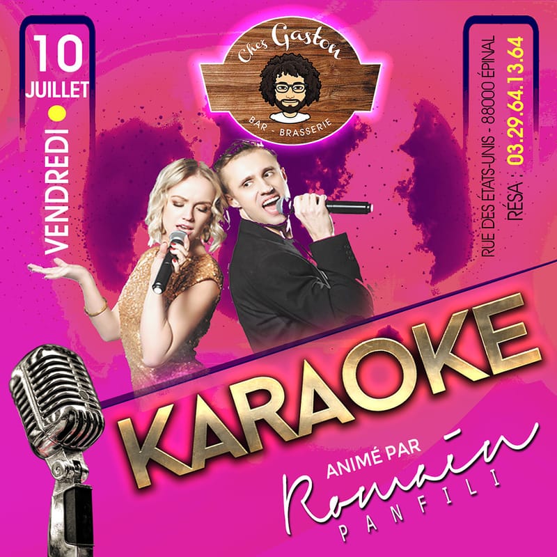 KARAOKE CHEZ GASTON EPINAL