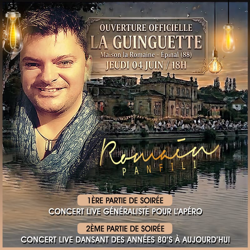 CONCERT à LA GUINGUETTE EPINAL
