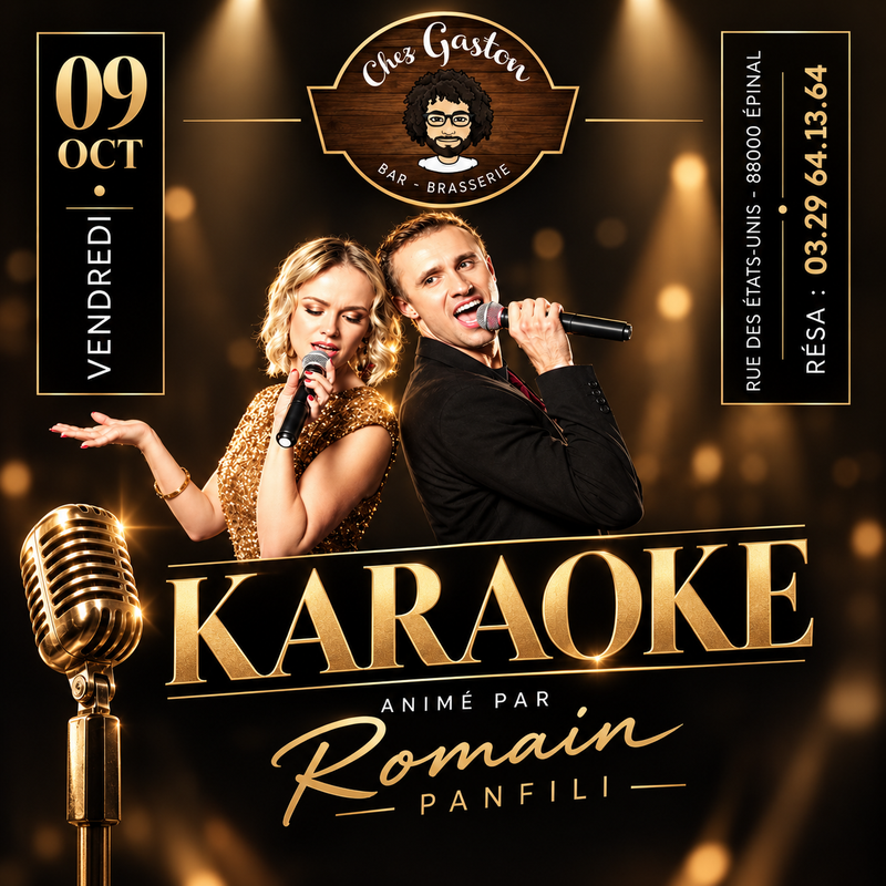 KARAOKE CHEZ GASTON EPINAL