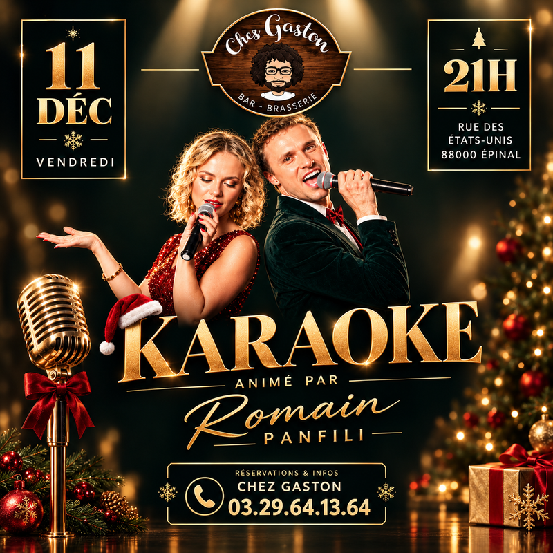 KARAOKE CHEZ GASTON EPINAL