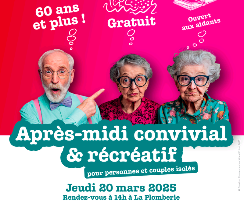 Après-midi convivial pour personnes et couples isolés