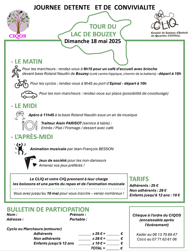 Tour du lac de Bouzey