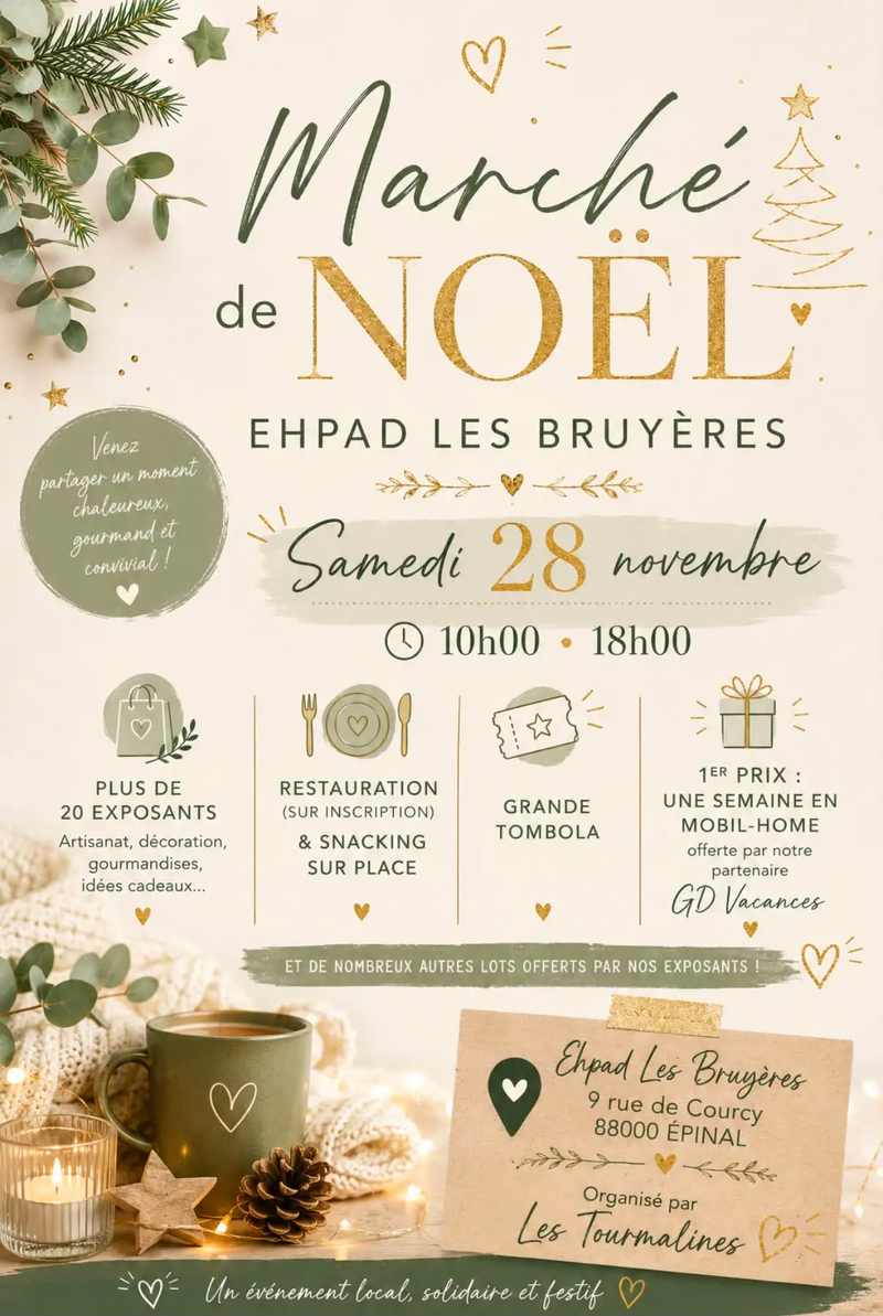Marché de Noël de l'ehpad les Bruyères