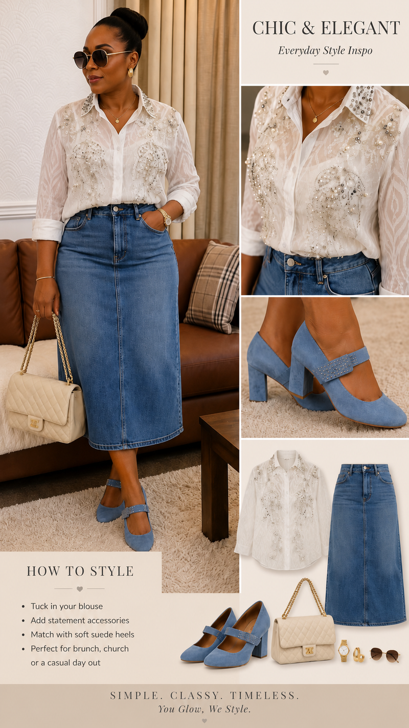 Styling Our Embroidery Blouse