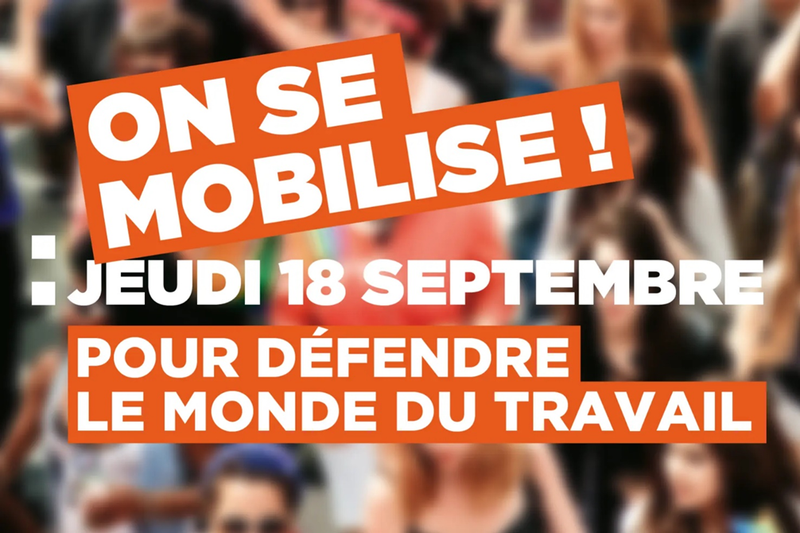 Le 18 septembre, on se mobilise !